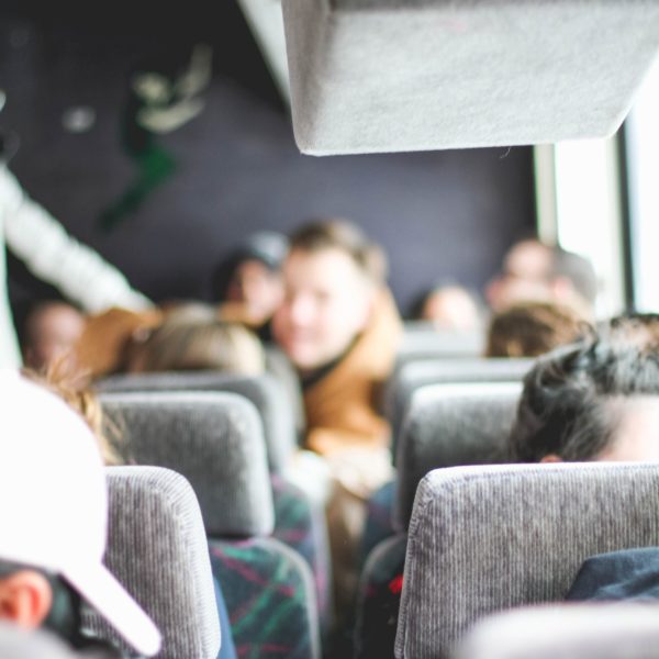 people sitting inside bus